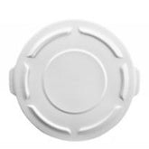 Rubbermaid Round Flat Top Trash Can Lid - White - Mabrook Hotel Supplies